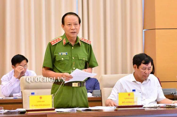 Thượng tướng Lê Quý Vương - Thứ trưởng Bộ.