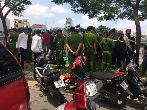 Hiện trường nơi xảy ra vụ đuối nước thương tâm.