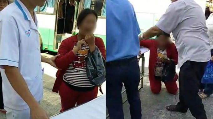 Người phụ nữ được cho là giả mang bụng bầu dùng chiêu trò để nhận tình thương của mọi người.