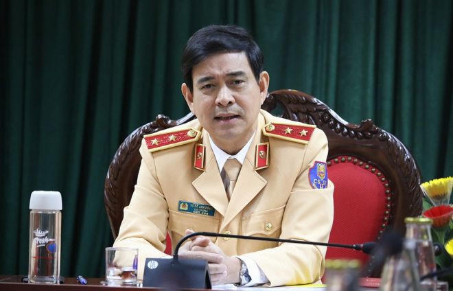Trung tướng Vũ Đỗ Anh Dũng - Cục trưởng CSGT. 