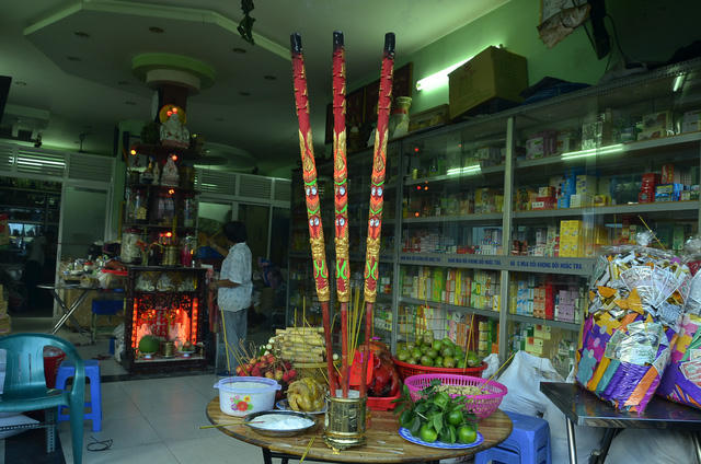 Mâm lễ cúng cô hồn của gia chủ