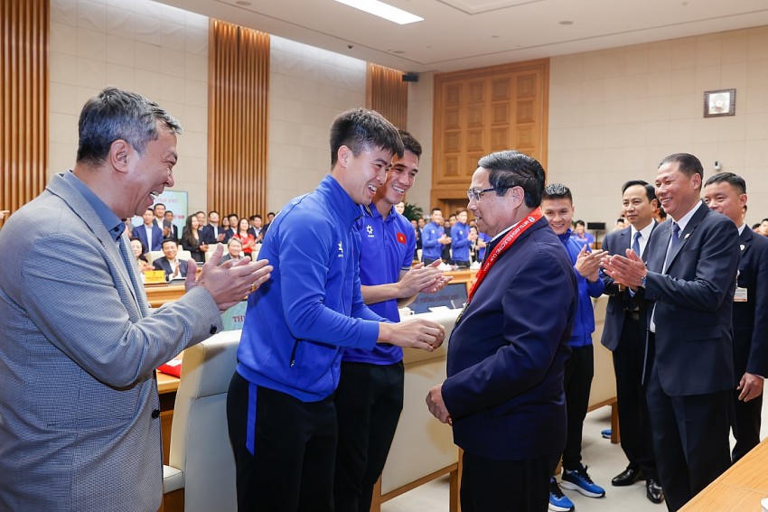 Thủ tướng chúc mừng đội tuyển Việt Nam vô địch AFF Cup 2024.
