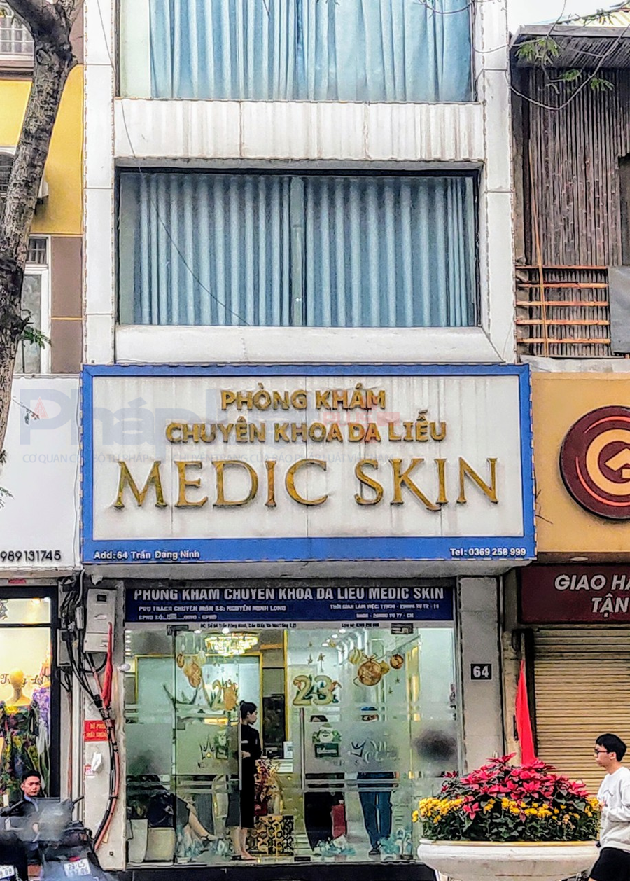 Quảng cáo dịch vụ không phép Phòng khám Da liễu Medic Skin bị phạt 24,5 triệu đồng