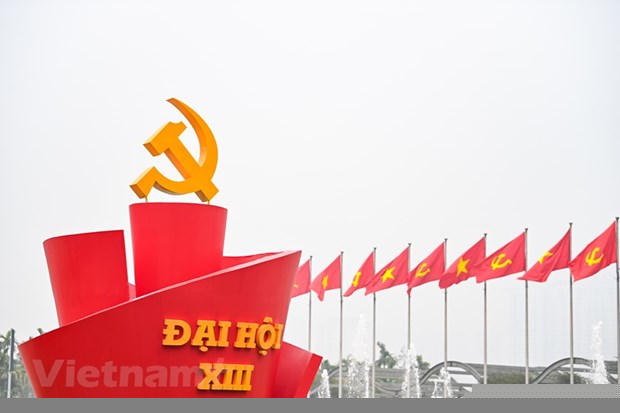 Đại hội Đảng lần thứ XIII có sự tham gia của 1.587 đại biểu, đại diện cho gần 5,2 triệu đảng viên. (Ảnh: PV/Vietnam+)