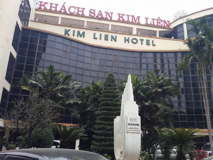 Một góc khách sạn Kim Liên phía giáp mặt đường Đào Duy Anh.