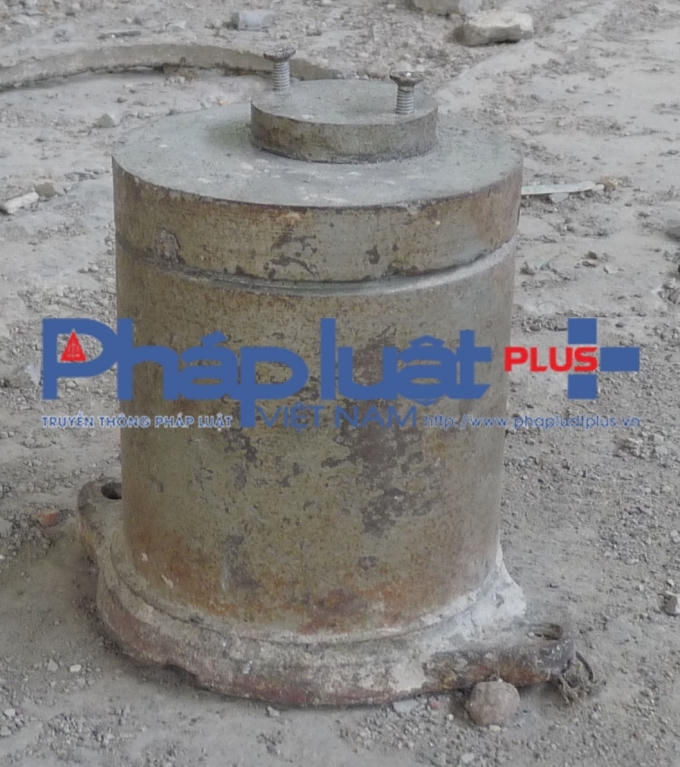 Hình ảnh nguồn phóng xạ bị mất tại nhà máy xi măng Bắc Kạn.