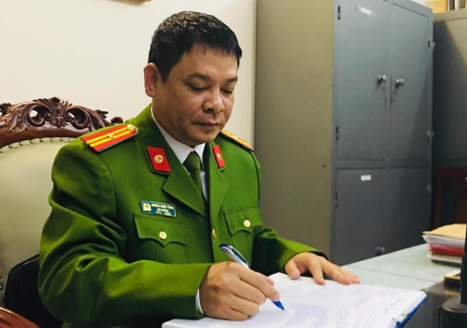 Trung tá Dương Minh Tùng.