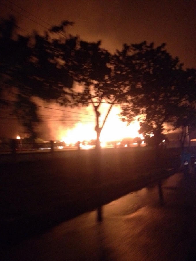 Bình Phước: Cháy lớn tại KCN Minh Hưng 2, ước tính thiệt hại không nhỏ