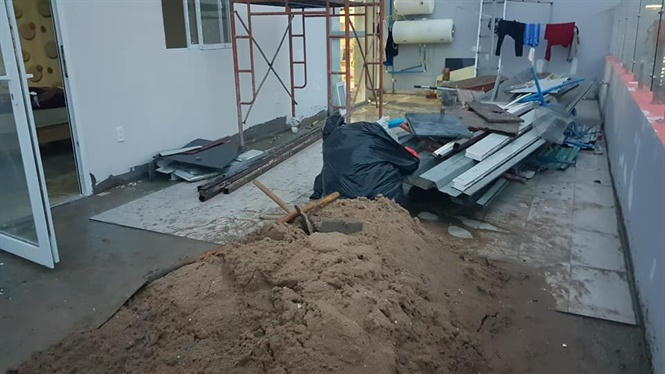 Tầng thượng The Bonica bị chủ đầu tư chiếm dụng, xây dựng làm nơi thờ cúng, trồng cây