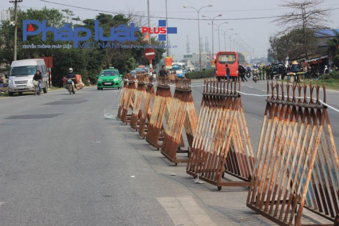 Công tác phân làn giao thông được hoàn thiện