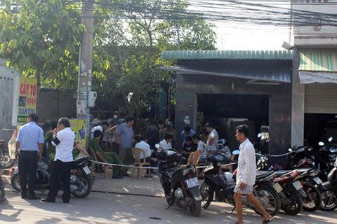Hiện trường vụ án mạng khiến 2 bà cháu tử vong. (Ảnh: báo An ninh thủ đô)