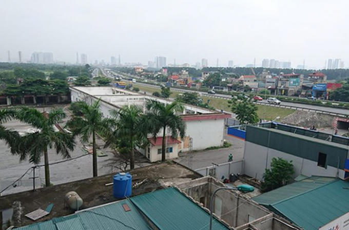 Lô đất đang được giải tỏa để xây dựng bến xe Yên Sở tại quận Hoàng Mai, Hà Nội.