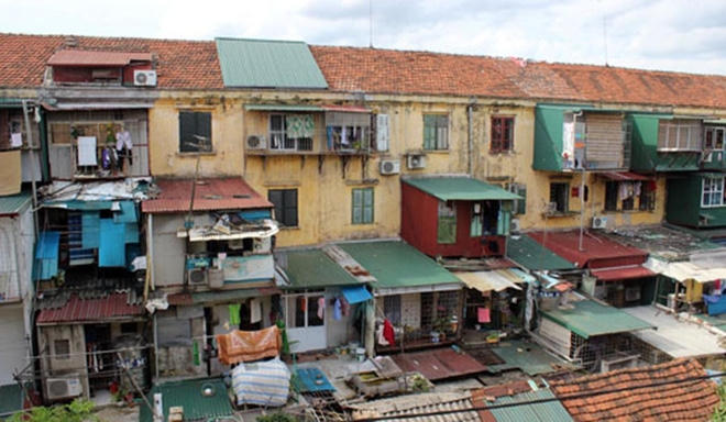 Hà Nội sẽ tiến hành kiểm tra, rà soát, đánh giá an toàn chịu lực nhà ở và công trình công cộng cũ, nguy hiểm trên địa bàn TP (Ảnh minh họa. Nguồn: Internet).
