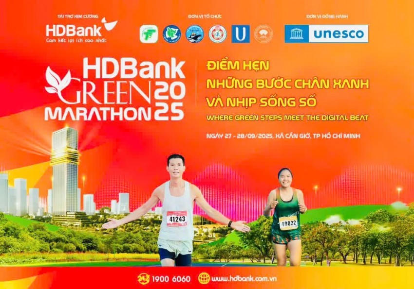 HDBank Green Marathon 2025 - Điểm hẹn của những bước chân xanh và nhịp sống số.