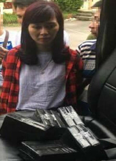 Tăng Thái Thịnh (1 trong 3 đối tượng) và số tang vật bị bắt giữ.