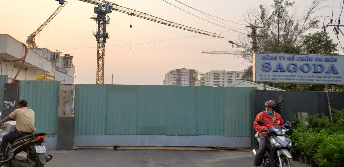 Công ty cổ phần da giày Sagoda bị "tuýt còi" vì xây dựng công trình "khủng" không phép.