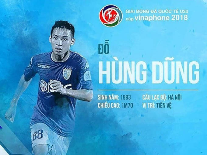 Tiền vệ: Hùng Dũng