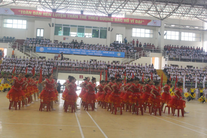 Phú Thọ: Khai mạc Hội khỏe Phù đồng lần thứ XVIII năm 2018
