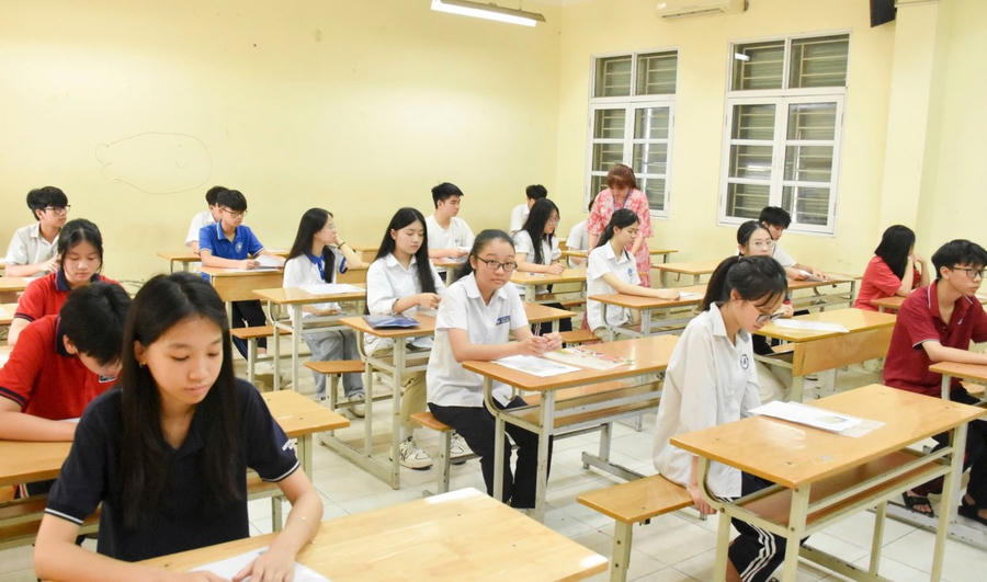 Kỳ thi tốt nghiệp THPT năm 2025 sẽ diễn ra ngày 26 và 27-6. Ảnh: Hanoimoi