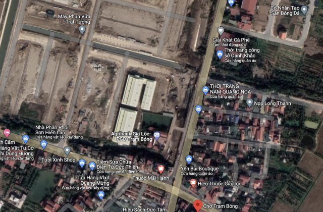 Chợ Trạm Bóng xây dựng không phép, đơn vị thi công trao đổi ra sao?