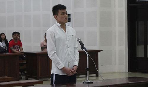 Bị cáo tại phiên tòa.