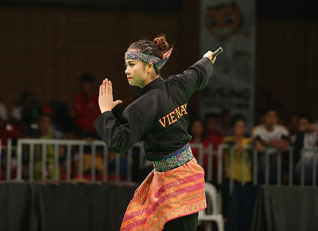 Cận cảnh nhan sắc của hoa kh&ocirc;i Pencak Silat Việt Nam