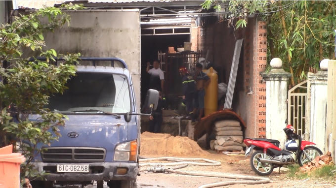 Khu vực nơi xảy ra sự việc.