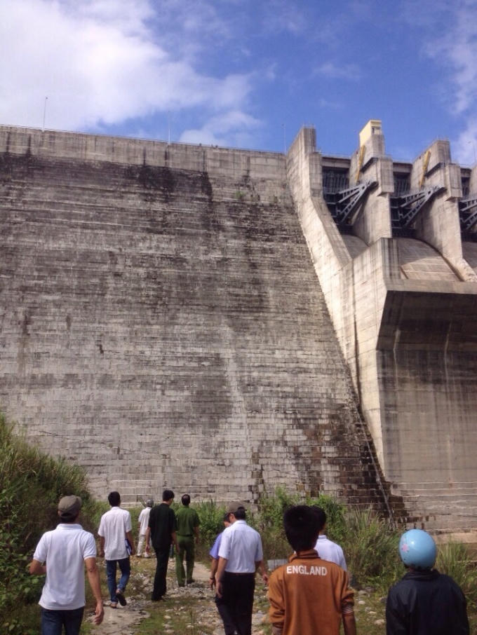 Khu vực thủy điện Sông Tranh 2 thường xảy ra động đất. (Ảnh: Văn Hoàng).