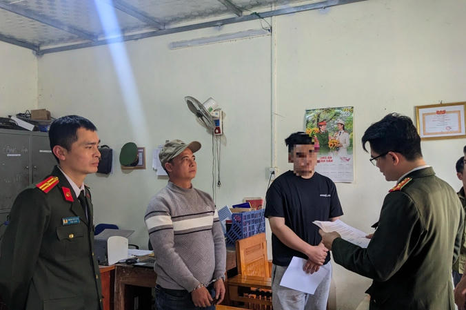 Ma Thế Dũng thời điểm bị bắt (Ảnh: Công an cung cấp).