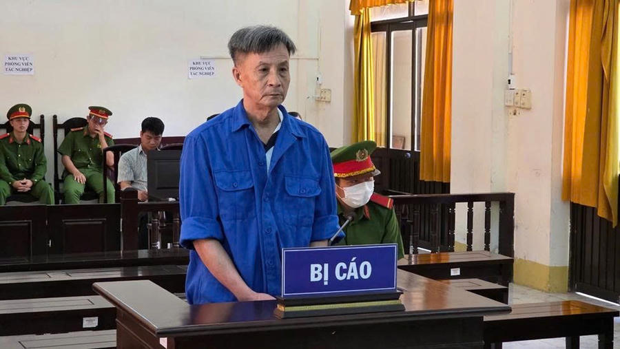 Bị cáo Phạm Minh Thành tại phiên toà.
