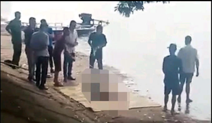 Hồ Linh Đàm nơi phát hiện ra xác cô gái.