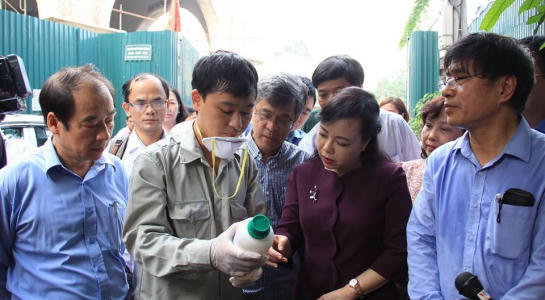 Bộ trưởng Bộ Y tế hy vọng trong tuần này Hà Nội sẽ khống chế được dịch sốt xuất huyết