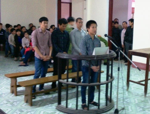 Bị cáo Lê Đình Thuật tại phiên tòa