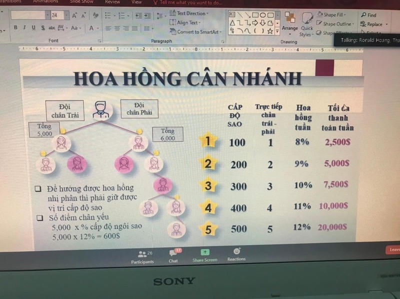 Dấu hiệu kinh doanh đa cấp không có giấy chứng nhận hợp pháp của các đối tượng liên quan đến Ứng dụng điện tử Limbi Arc.