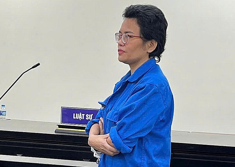 Bị cáo Đậu Thị Tâm.