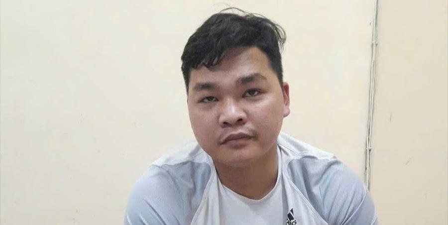 Đối tượng Ngô Việt Nhật bị Công an tỉnh Quảng Ngãi bắt giữ. Ảnh: Thành Sự