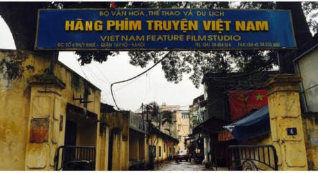 Trụ sở Hãng phim truyện Việt Nam tại số 4 Thụy Khuê, Tây Hồ, Hà Nội. Ảnh: baochinhphu.vn
