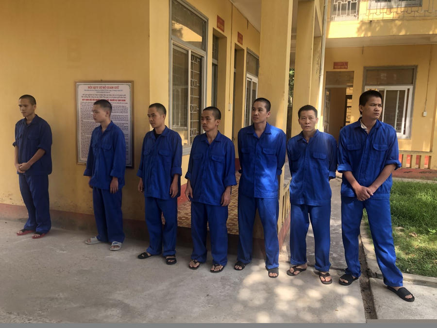 Một số đối tượng trong đường dây Tổ chức đánh bạc và