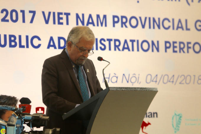 Ông Kamal Malhotra, Điều phối viên thường trú Liên Hiệp Quốc và Đại diện thường trú của UNDP tại Việt Nam. (Ảnh: Lan Anh)