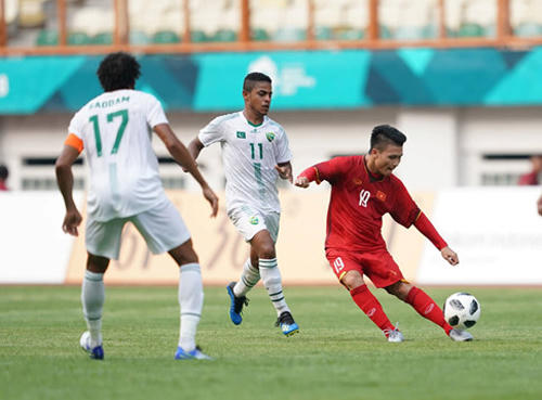 Việt Nam đã giành chiến thắng trước các cầu thủ Pakistan. (Ảnh: Reuters)