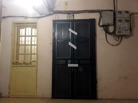 Khu tập thể và căn hộ - nơi xảy ra vụ án.