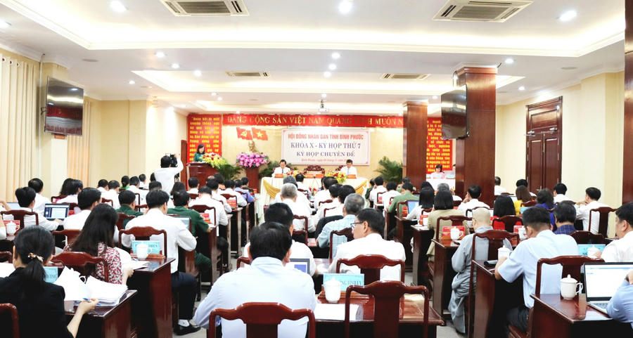 Các đại biểu tại kỳ họp.