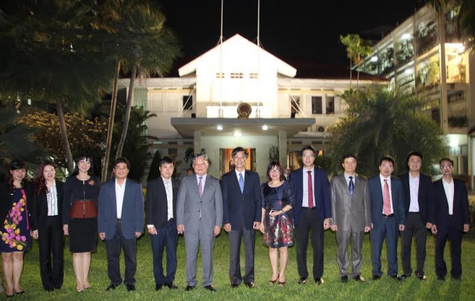 Bộ trưởng tư pháp Hà Hùng Cường cùng Đoàn công tác của Bộ Tư pháp Việt Nam