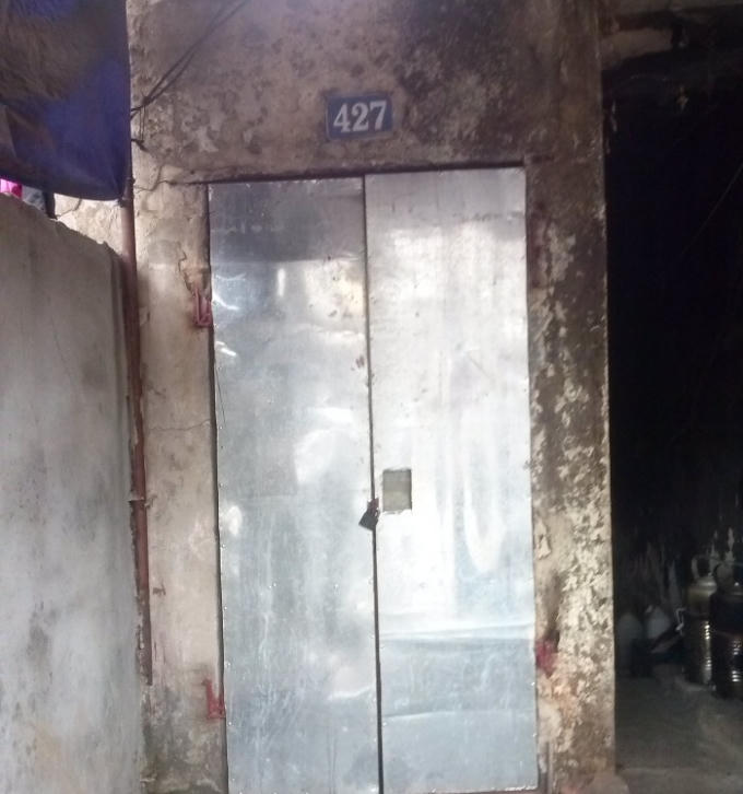 Căn nhà nơi gia đình bé Kiệt đang thuê trọ.