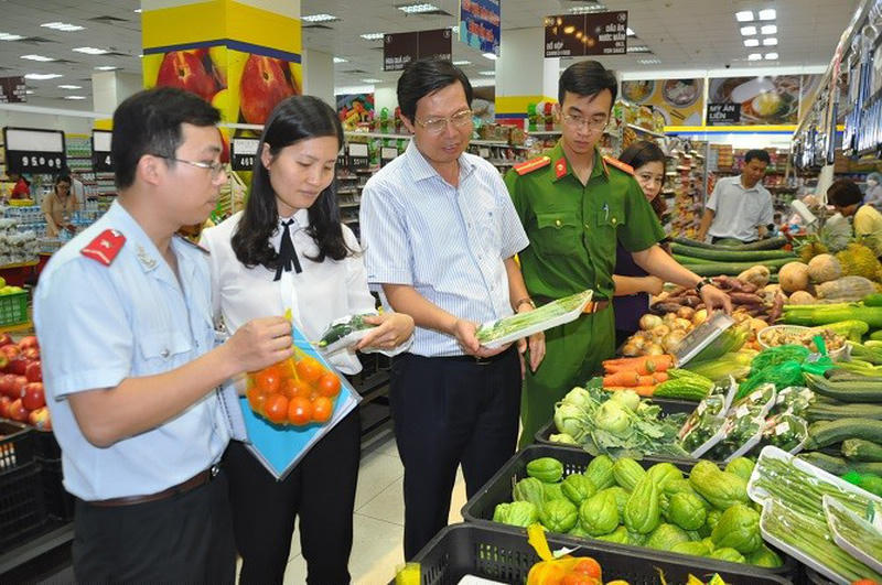 Thí điểm thanh tra chuyên ngành an toàn thực phẩm tại 9 tỉnh, thành thành phố trực thuộc Trung ương. Ảnh minh họa