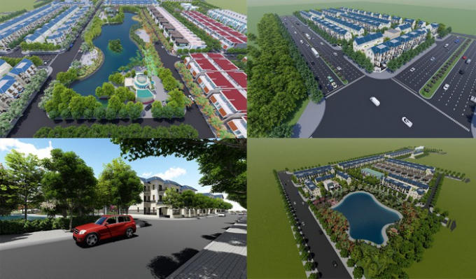 4 Khu đ&ocirc; thị Long Sơn 1,2,3,4 Cầu Hiếu 2 (Nghĩa Đ&agrave;n, Nghệ An) do Cienco4 đầu tư.