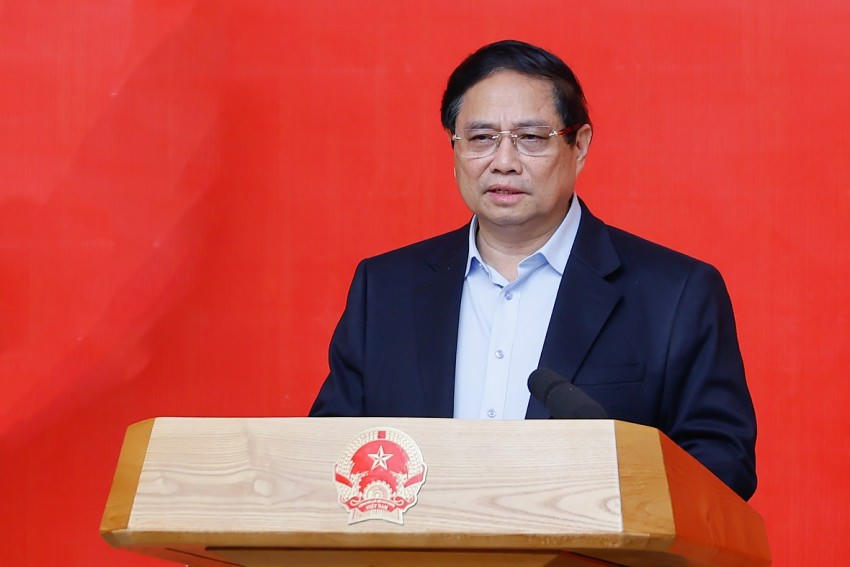 Thủ tướng Chính phủ Phạm Minh Chính làm Trưởng Ban Chỉ đạo của Chính phủ về phát triển khoa học, công nghệ, đổi mới sáng tạo, chuyển đổi số và Đề án 06. Ảnh: VGP