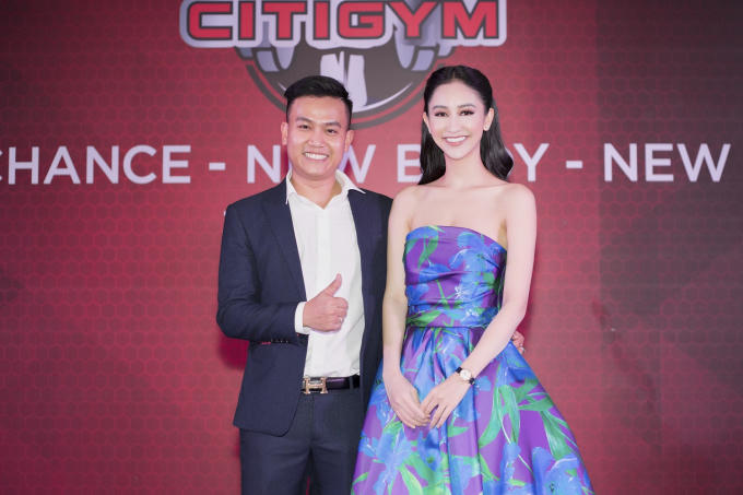 Hà Thu bất ngờ xuất hiện tại sự kiện ra mắt đại sứ thương hiệu CitiGym diễn ra chiều qua.