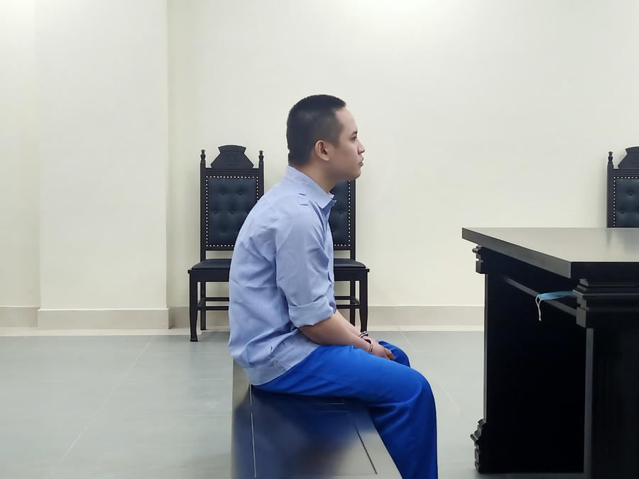 Bị cáo Nguyễn Ngọc Thanh tại tòa