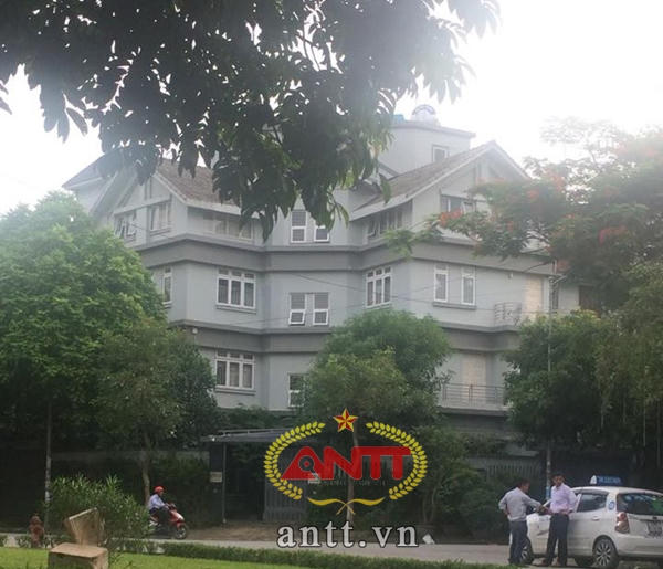 Căn biệt thự nơi bà Hoàng Thị Thanh Vân đang sống cùng chồng là ông Lục Minh Hoàn.